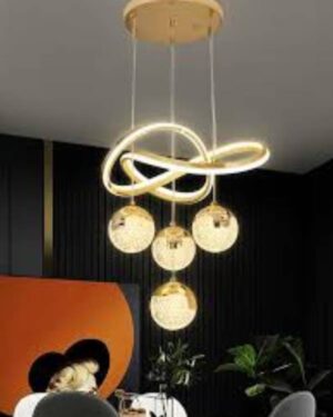 Golden Chandelier Light