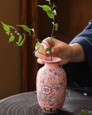 Painted Porcelain Vase