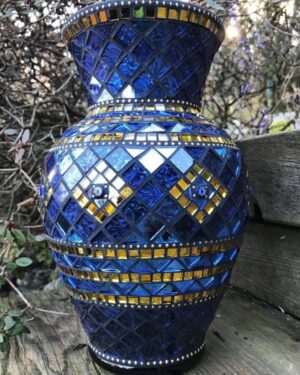 Blue Mosaic Pottery