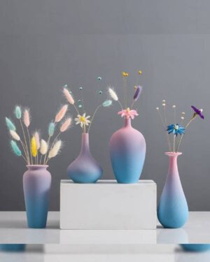 Gradient Glazed Vase